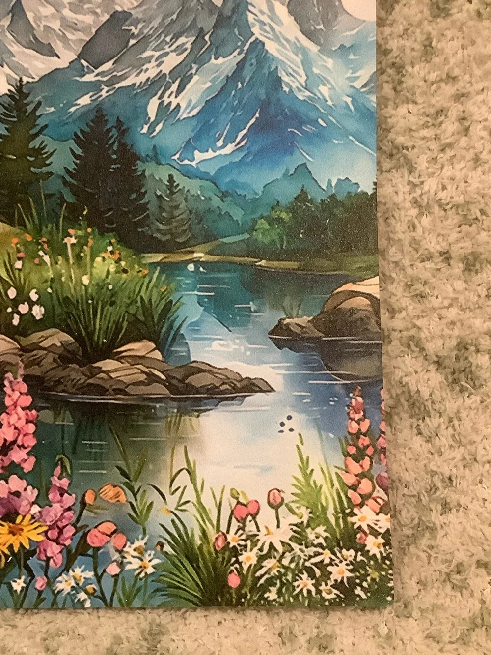Spiral-Bound Mountain Lake Camping Travel Notebook Journal NWT ~75 lined pages